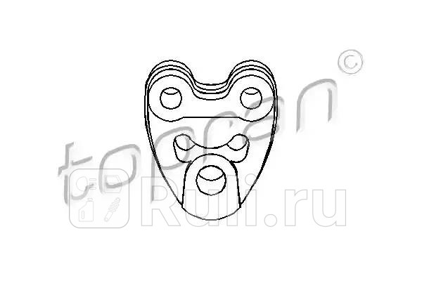 Крепление глушителя HANS PRIES 400228001 0₽