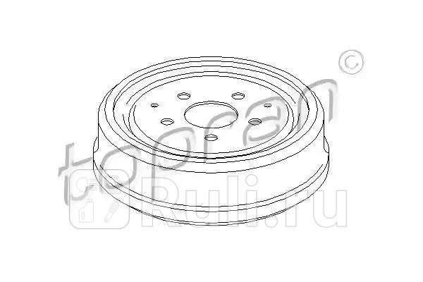 Барабан тормозной HANS PRIES 103281755 0₽