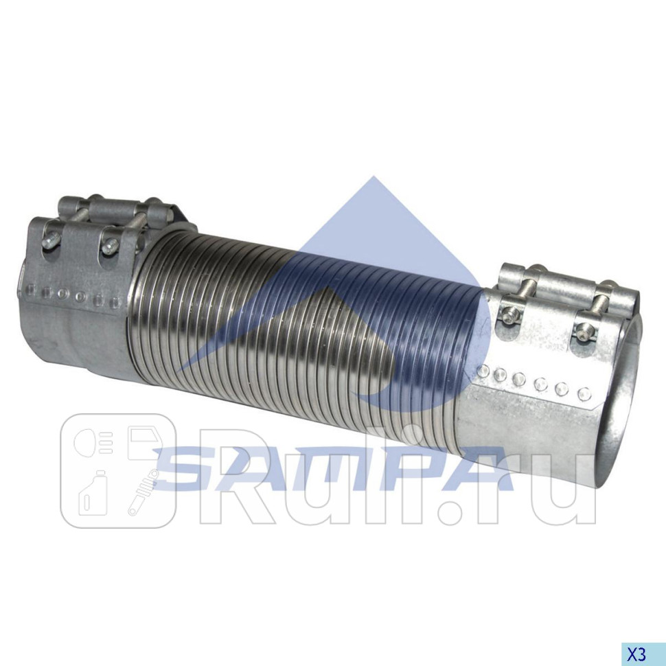 Гофра глушителя Sampa 100263 1560₽