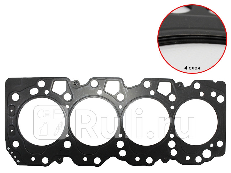 Прокладка головки блока TOYOTA 2CE 95- TOYOTA-LEXUS 11115-64141-02 5450₽