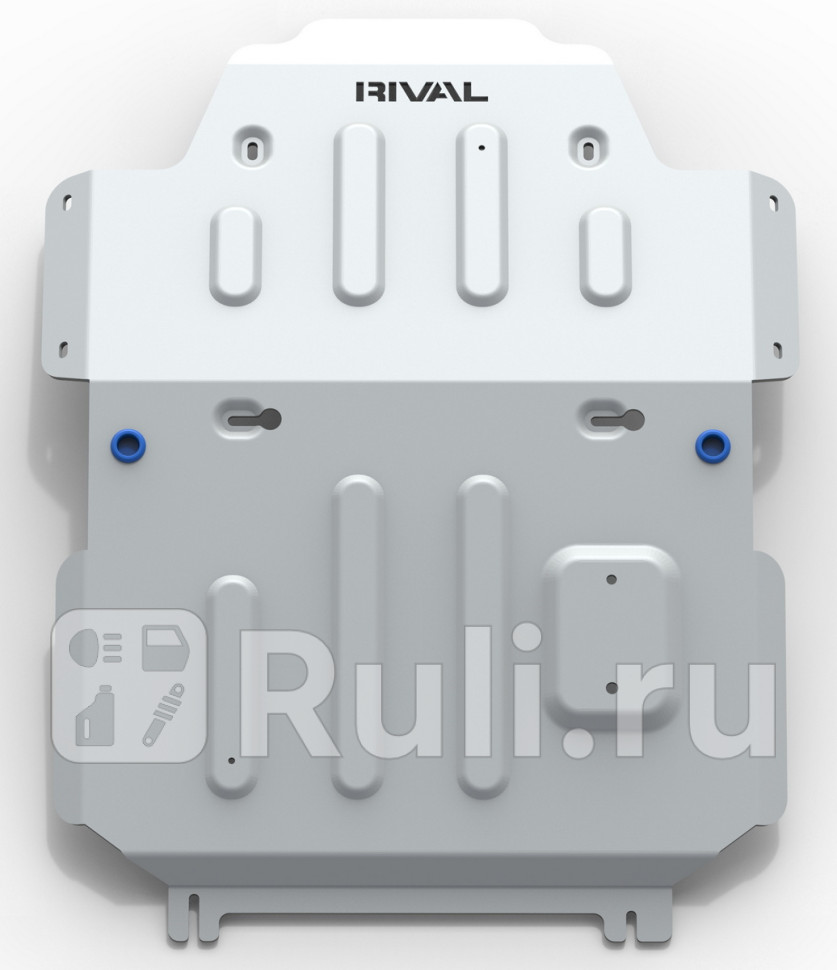 Защита радиатора и картера для Toyota Land Cruiser 300 2021-2023 RIVAL 2333955116 9790₽