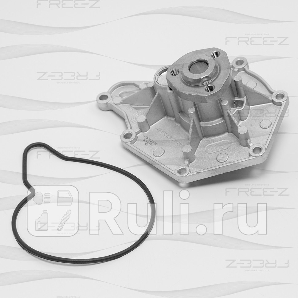 Насос водяной AUDI A4 A6 A8 Q7 03- VW Touareg 03- FREE-Z KP0119 2410₽
