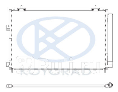 Радиатор кондиционера для Toyota Rav4 2013- Forward TYRV413-930 4980₽