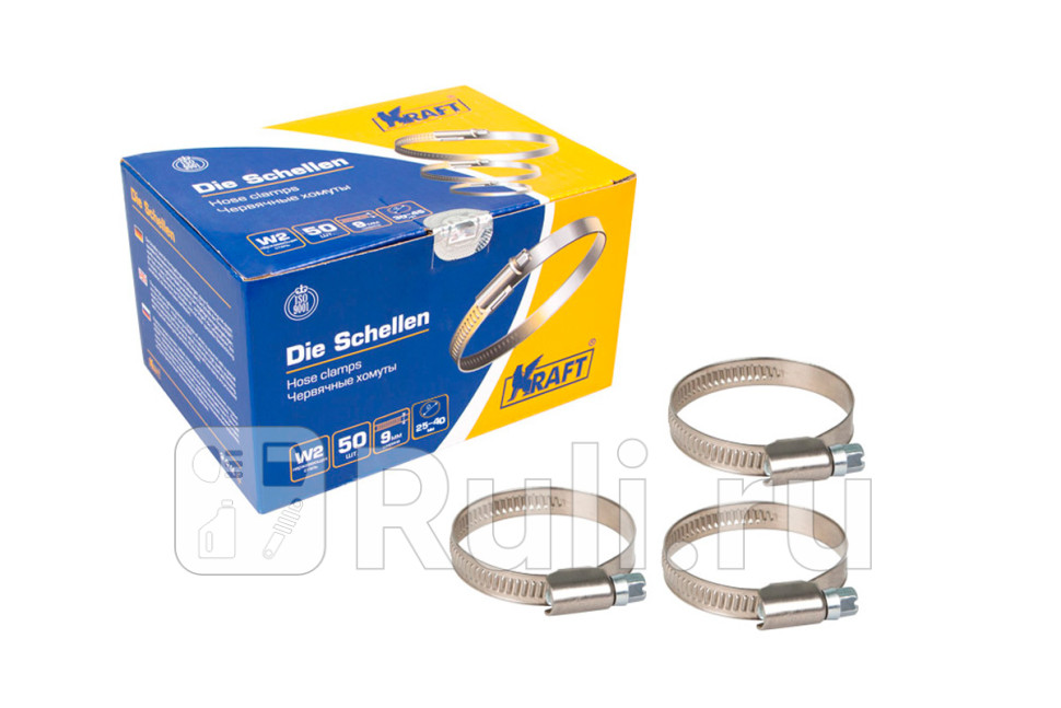 Хомут нержавсталь 25 х 40 мм Kraft KRAFT KT 880405 80₽