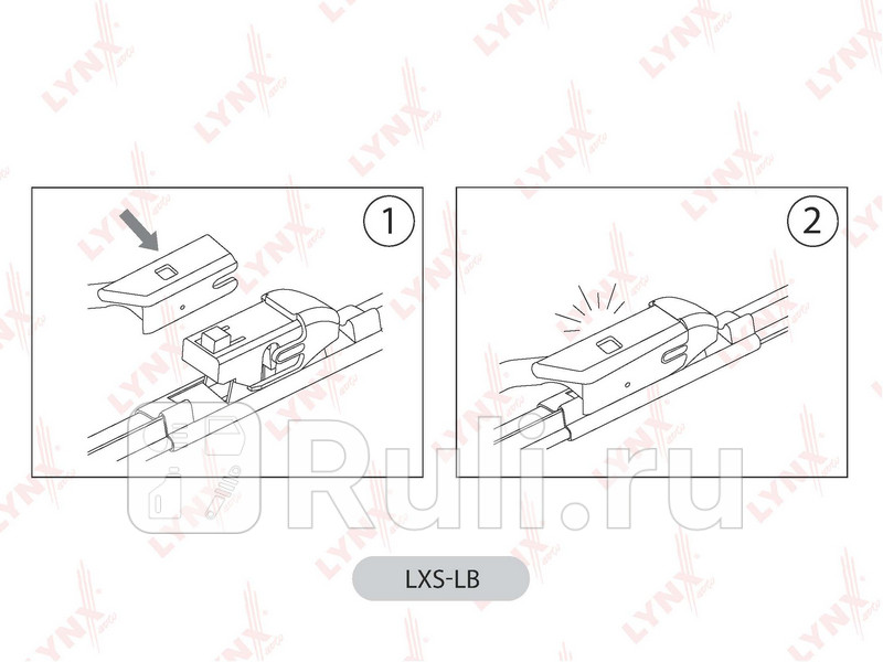 Комплект бескаркасных щеток стеклоочистителя 700мм28400мм16 TOYOTA Prius W5 15 LYNXAUTO XF7040L 2100₽