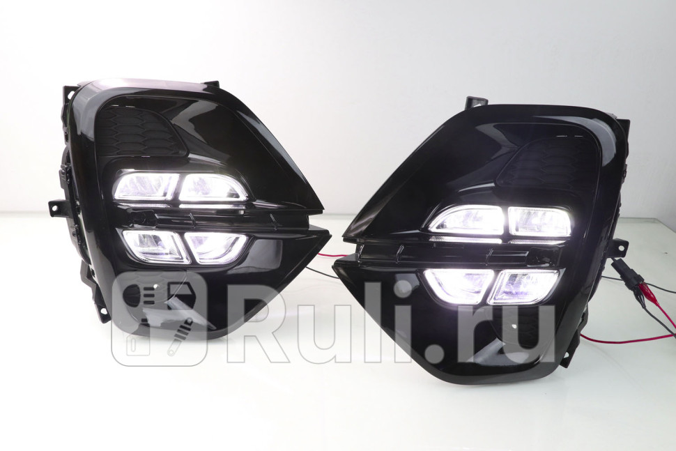 Тюнинг-противотуманные фары комплект для Kia Sportage 4 2018-2021 КИТАЙ CS-FOG-000115 22080₽
