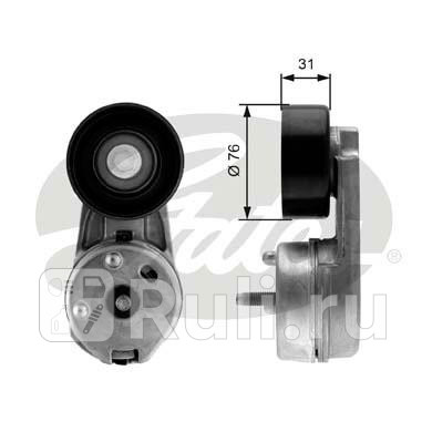 Натяжной ролик поликлинового ремня T38279 7808-21179 GATES T38279 9300₽