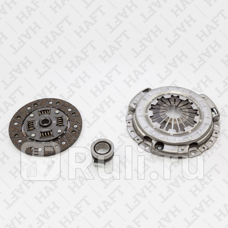 Ком кт сцепления 170 mm CHEVROLET Spark 05- DAEWOO Matiz Tico 95- HAFT KH0103 4640₽