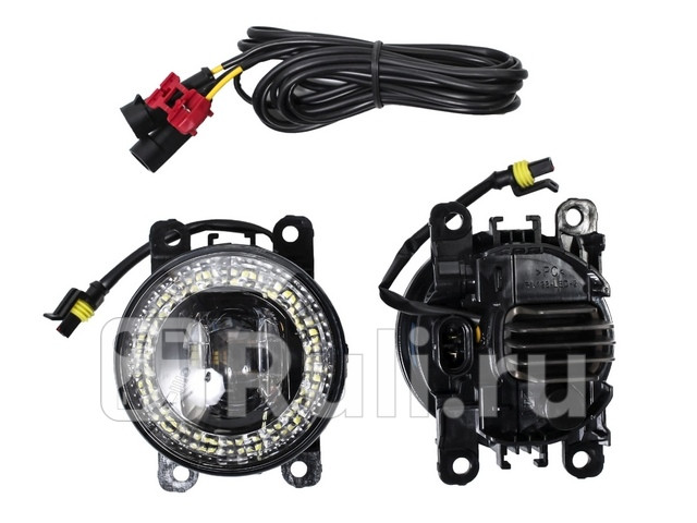 Светодиодные противотуманные фары с дхо комплект для Mitsubishi ASX 2012-2016 CAROPTICS CPX-1204KPF 9180₽