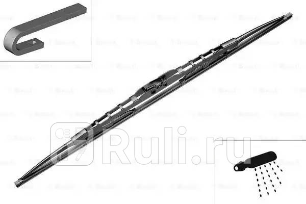 Щетка стеклоочист 70028 9x4 с форсомывrvi kerax 06971005premium 02961005 BOSCH 3 397 004 080 1530₽