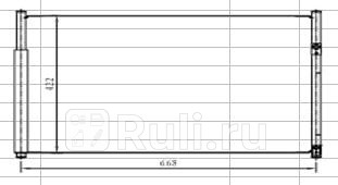 Радиатор кондиционера для Suzuki Grand Vitara 2005-2015 Forward SZGVT06-931 3670₽