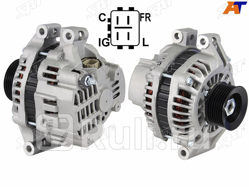 Генератор для Honda CR V 2 рестайлинг 2004-2006 SAT ST-31100-PNC-004 15510₽