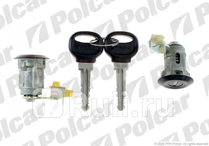 Замки передних дверей комплект для Mazda 323 BG 1989-1995 Polcar 4505Z-12 1790₽