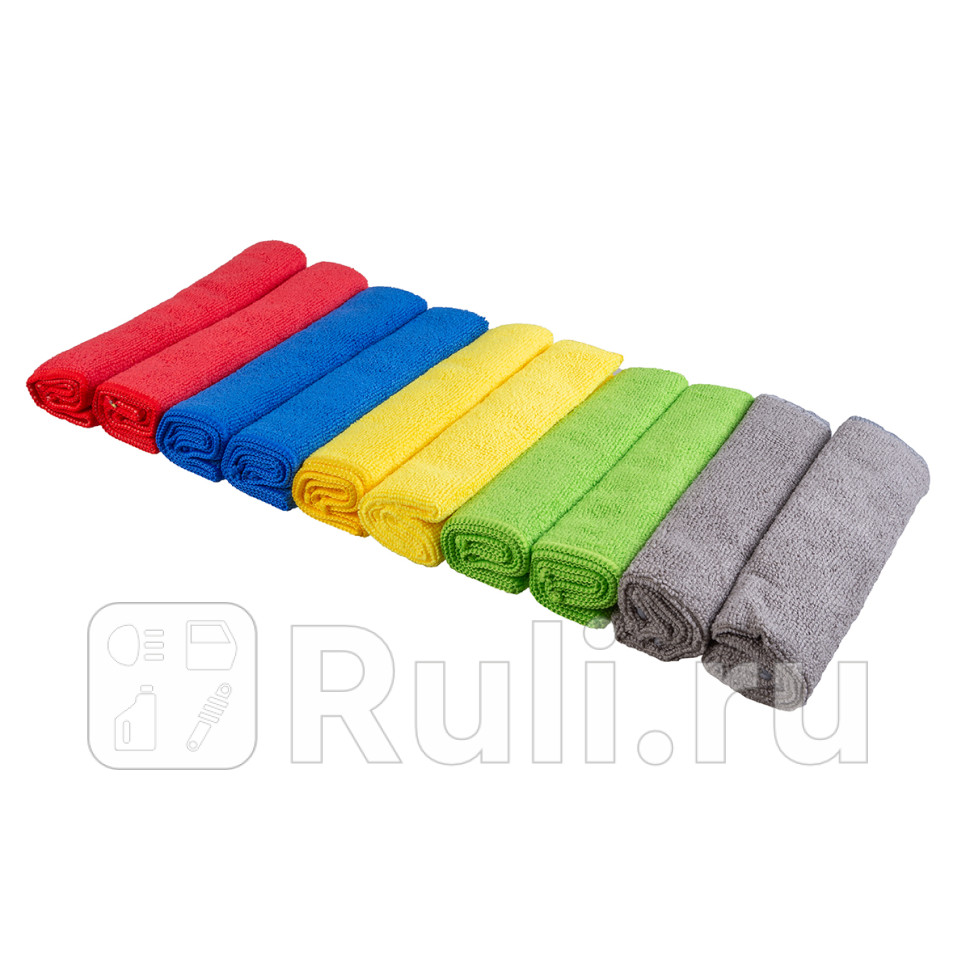 Салфетка Skyway микрофибра рулончики 40 х 35 см 10 шт SKYWAY S03902005 1140₽