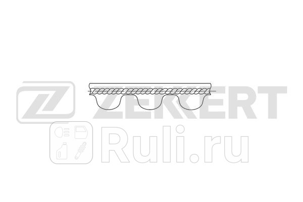 Ремень зубчатый ГРМ Zekkert zr-1046 1330₽