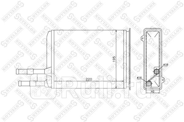 Радиатор печки Citroen JumperPeugeot Boxer 20-25TD 94-02 STELLOX 10-35025-SX 1320₽