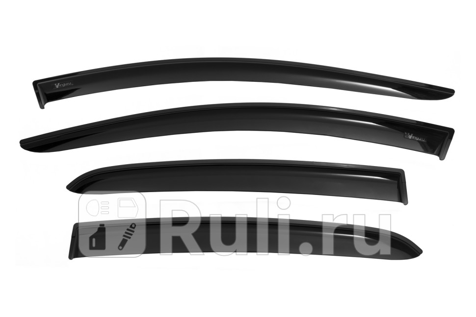 Дефлекторы окон 4 шт для Lada Vesta 2017- Vinguru AFV89017 2750₽