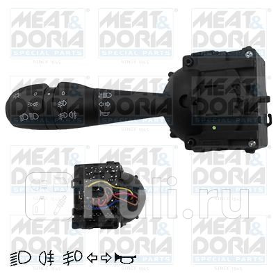 Переключатель подрулевой Renault Logan II SANDEROSTEPWAY 14- Duster с ПТФ сигнал MeatDoria 23456 4500₽