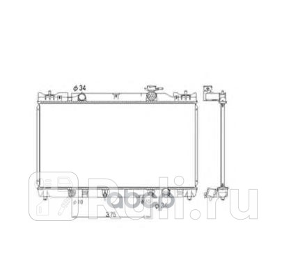 Радиатор NRF 53587 0₽