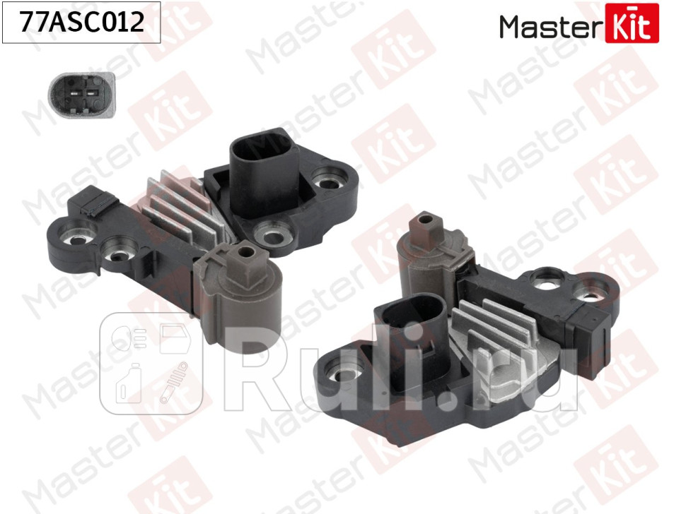 Регулятор напряжения генератора FORD TRANSIT 24TDCi 06- MASTERKIT 77ASC012 2550₽