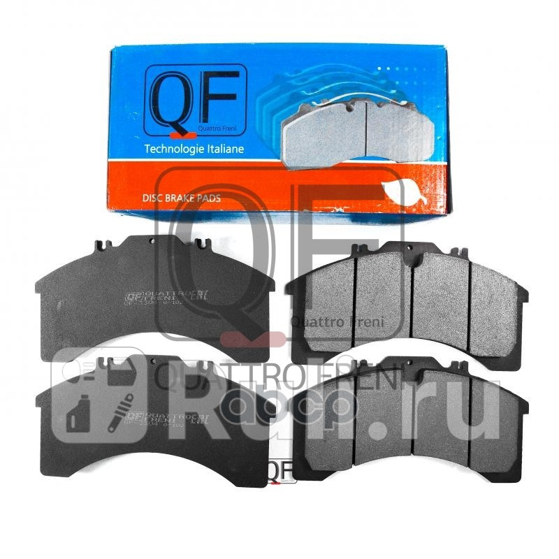 Колодки дисковые 29011 с напр 2405x1252x25iveco eurostartechcargo Quattro Freni QF70400 0₽