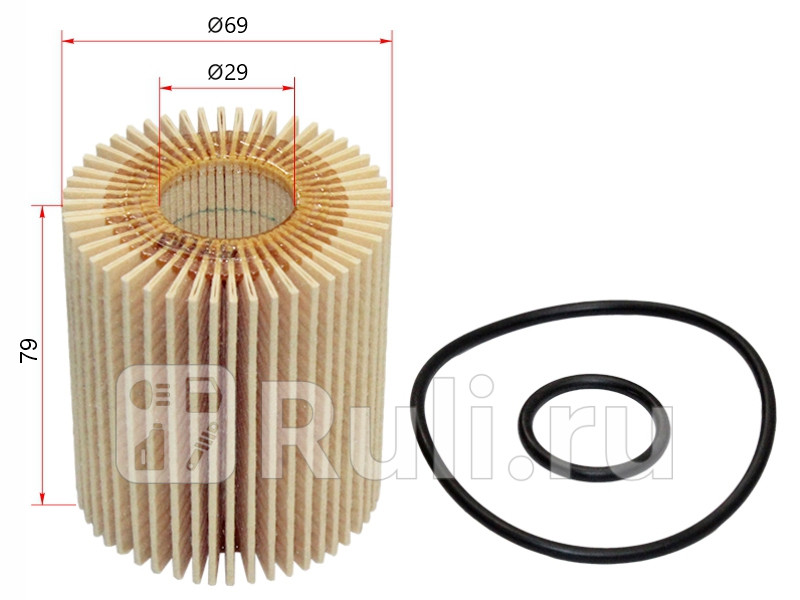 Фильтр масляный картридж LEXUS IS250GS 3GR-FE 2-45GR-FSE 2AD-FTV 03- DENSO 260340-0610 770₽