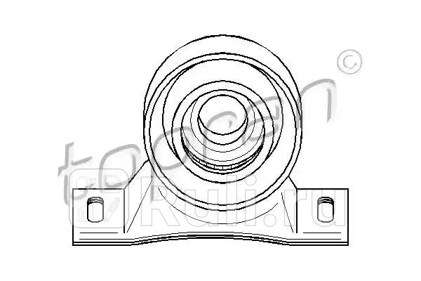 Опора карданного вала HANS PRIES 500037001 0₽