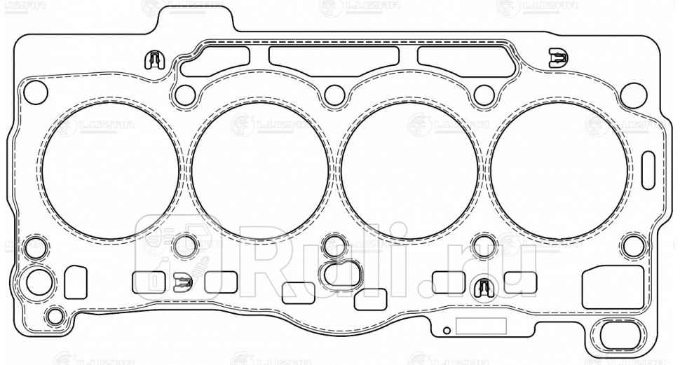 Прокладка ГБЦ LUZAR LES 11807 4000₽