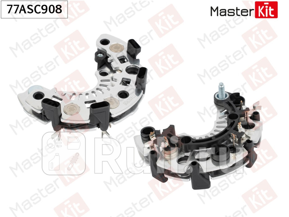 Диодный мост генератора CITROEN PEUGEOT FORD 77ASC908 MASTERKIT 77ASC908 1790₽