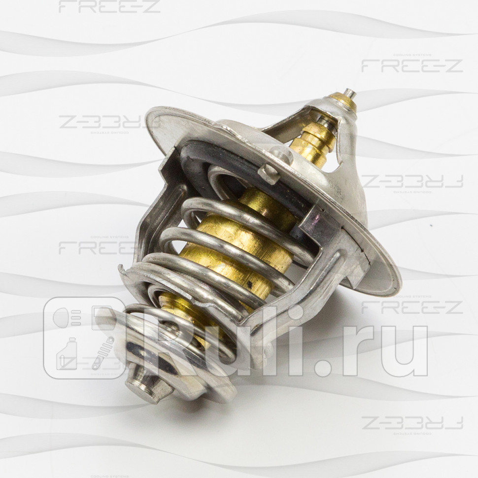 Термостат HYUNDAI Accent Coupe Elantra Getz i30 ix35 Matrix Trajet Tucson 95- KIA Ceed Cerato Rio Sportage 04- FREE-Z KT0196 1020₽