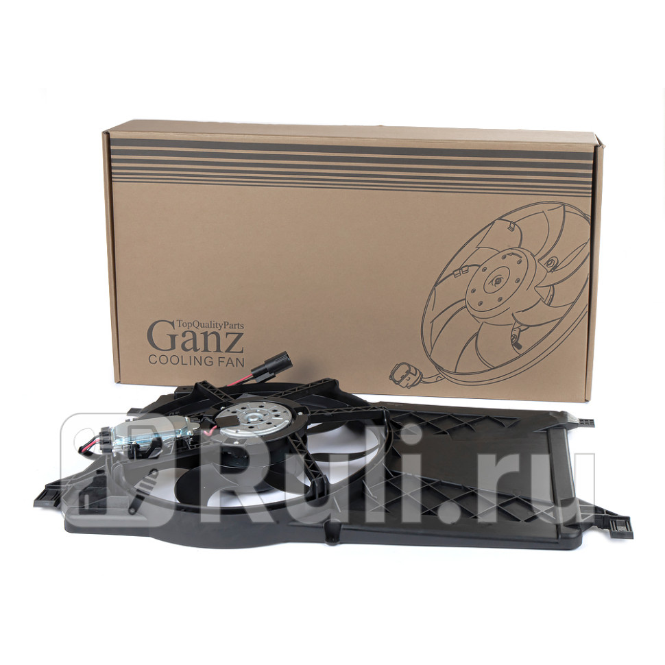 Вентилятор радиатора основного с кожухом GANZ GIC06239 13280₽