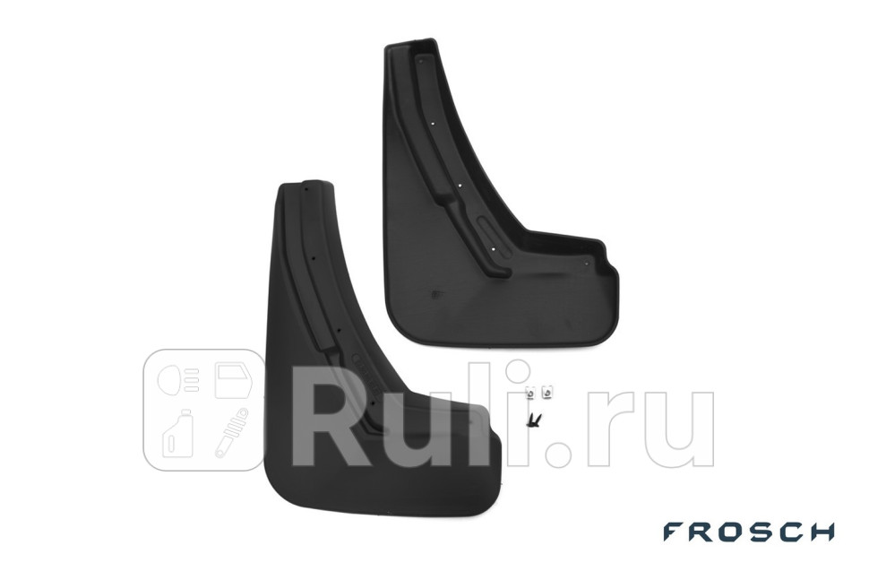 Брызговики задние комплект для Cadillac Escalade 2015- FROSCH NLF0709E13 1520₽