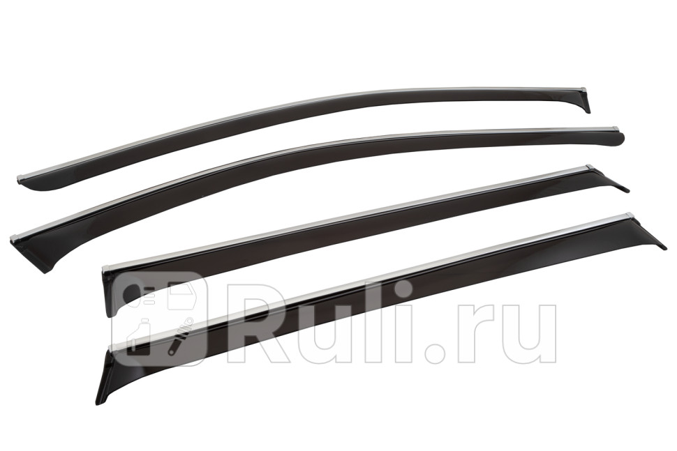 Дефлекторы окон 4 шт для Nissan X-Trail T32 2013-2016 Chromex CHROMEX63002 4470₽