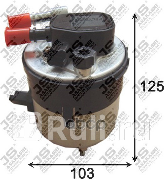 Фильтр топливный JS Asakashi FS0067 0₽