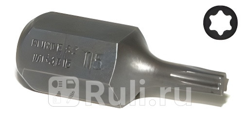 БИТА DR10ММ L-30ММ ПОД 6-ТИ ЛУЧЕВОЙ ШЛИЦ FORCE 1763015 140₽