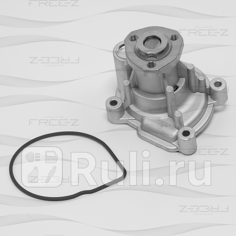 Насос водяной AUDI A3 02- SKODA Fabia Octavia 02- VW Golf Polo Passat Touran 02- FREE-Z KP0120 2370₽