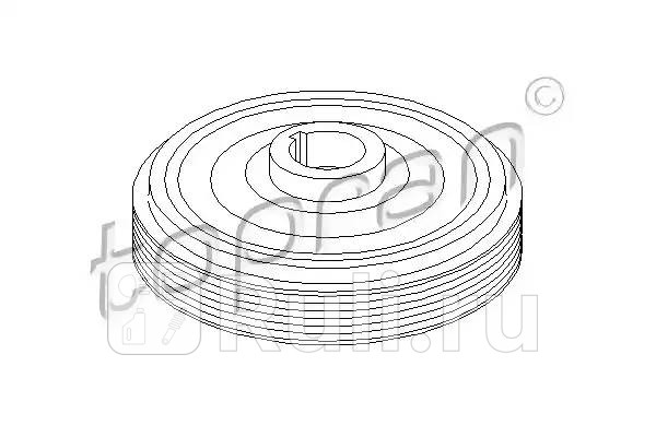 Шкив коленвала HANS PRIES 721 025 001 4910₽