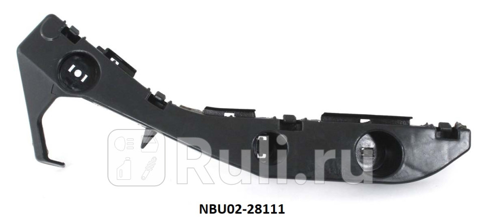 Крепление переднего бампера левое для Toyota Prius 2003-2011 CrossOcean TY7018L 710₽