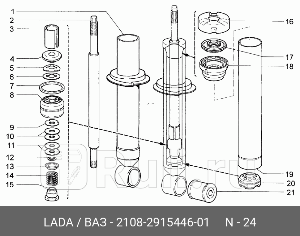 сайлентблок стабилизатора Lada 3310 LADA 2108291544601 0₽
