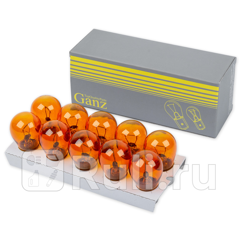 Лампа 24V PY21W 21W BAU15s 1 шт BOX GANZ GIP06041 50₽