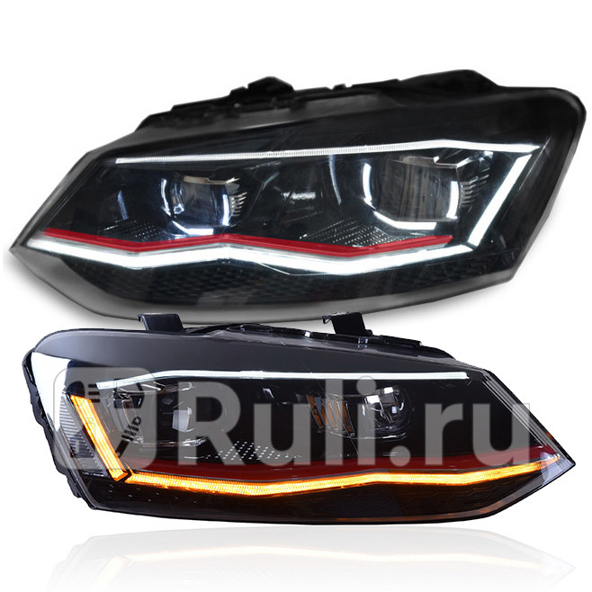 Тюнинг-фары комплект для Volkswagen Polo хэтчбек 2010-2014 SH CS-HL-000685 60650₽