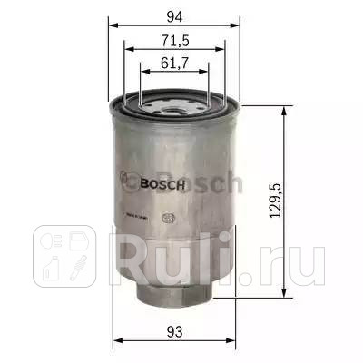 Фильтр топливный для Toyota Land Cruiser Prado 120 2002-2009 BOSCH 1 457 434 453 1070₽