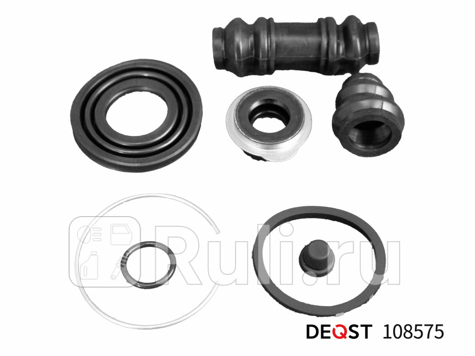 Ремкомплект тормозного суппорта заднего для поршня o 35 mm суппорт akebono применяемость mitsub DEQST 108575 250₽
