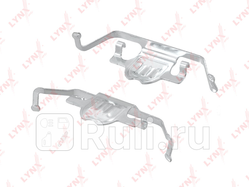 Ремкомплект дисковых тормозных колодок зад BMW X5 E70 09-13 X6 F16 F86 14-19 LYNXAUTO BC8329 560₽