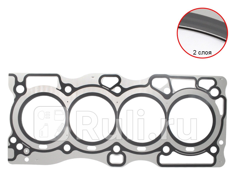 Прокладка ГБЦ NISSAN X-TRAIL T30 01-13TEANA J31 03-08MURANO Z50 04-08 QR25DE NISSAN-INFINITI 11044-6N202 3670₽