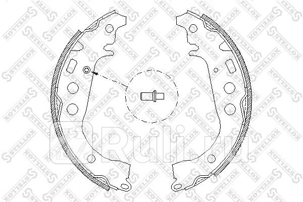 Колодки тормозные барабанные комплект для Toyota Allion 1 2001-2007 STELLOX 112 100-SX 1440₽