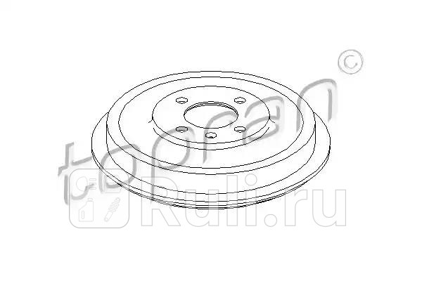 Барабан тормозной HANS PRIES 113 172 001 4860₽