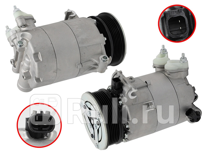 Компрессор кондиционера Land Rover Discovery Sport 14-19 Range Rover Evoque 11-18 SAT ST-245-0115 26630₽