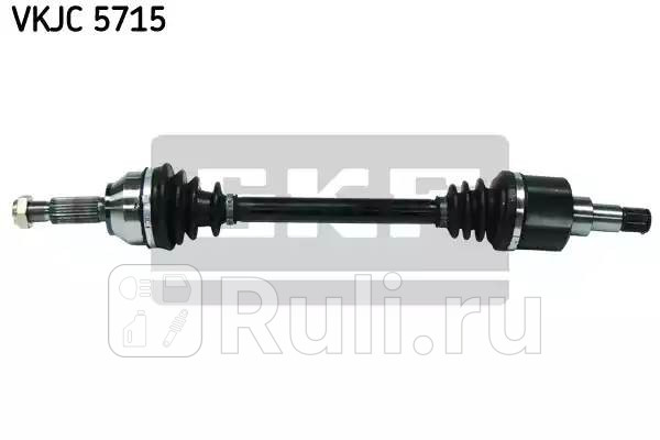 Привод передний левый 615 мм ford fiestafusion 125-16 01 SKF VKJC 5715 19980₽