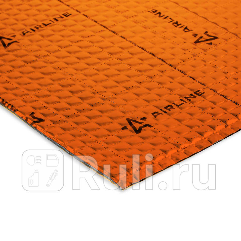 Шумоизоляция Airline вибро Main 3 PRO 250 х 400 КС 3 мм фольга 90 мкм КМП 030 AIRLINE ADVI007 310₽